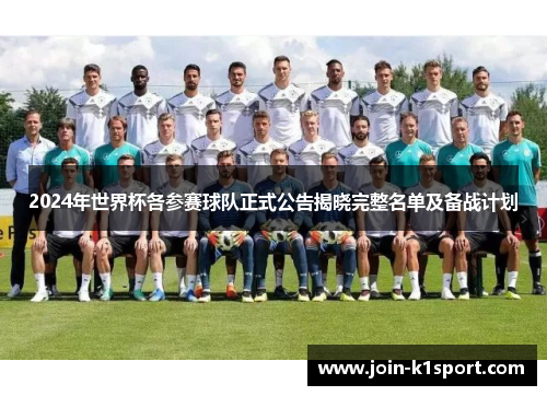 2024年世界杯各参赛球队正式公告揭晓完整名单及备战计划
