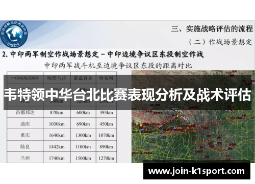 韦特领中华台北比赛表现分析及战术评估
